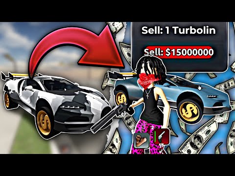 Prova della BUGATTI su Roblox BlockSpin