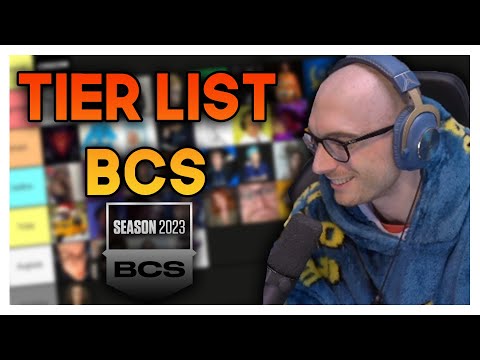 LA TIER LIST CHE TUTTI STAVANO ASPETTANDO - BCS 2023