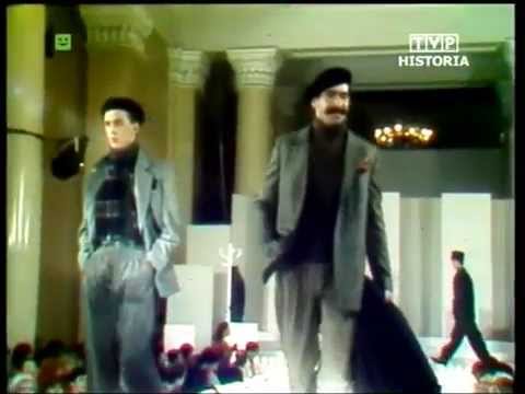 PRL 1984 Moda Polska jesień-zima. Mecz Pogoń - FC Köln