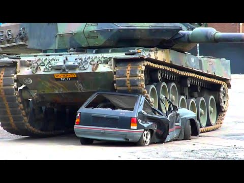 Tanks Vs Cars | Tank Crushing Cars |