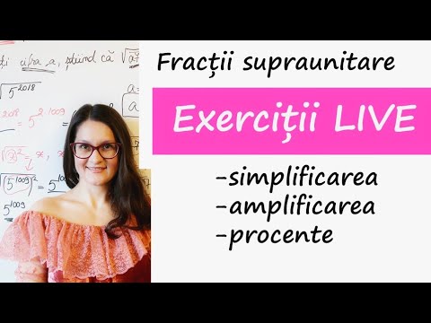 Fracții supraunitare,  subunitare, echiunitare | Procente | Clasa 5 #fractii #fractiiordinare