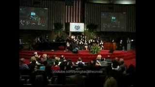 Benny Hinn sings "Blessed Assurance"