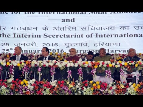 PM Modi and President Hollande to inaugurate International Solar Alliance Secretariat in Gurgaon