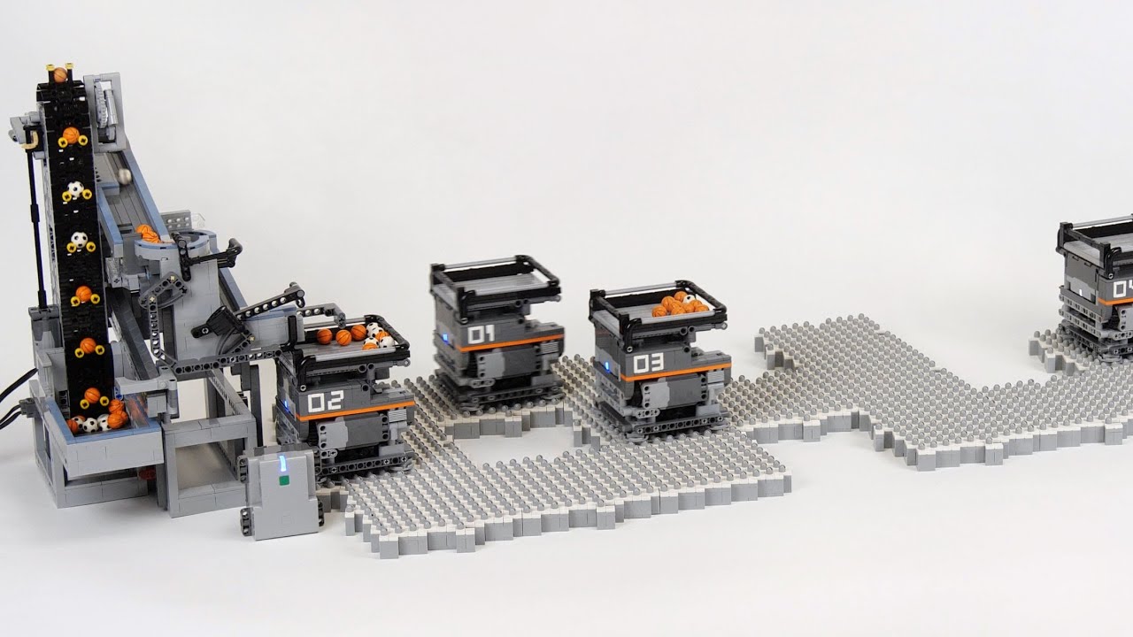 LEGO Omnidirectional vehicle Great Ball Contraption