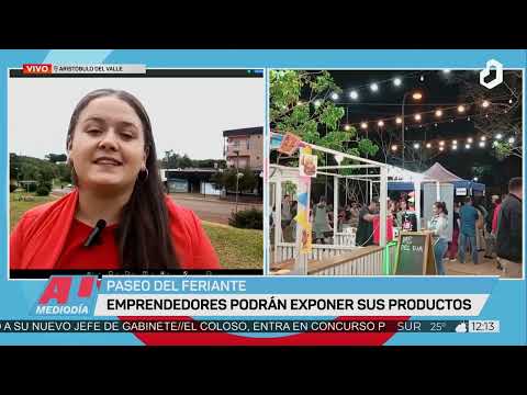 #AlMediodía: emprendedores podrán exponer sus productos en Aristóbulo del Valle