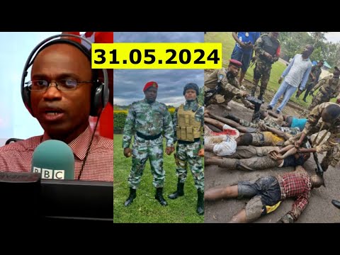 AMAKURU YA #BBC #GAHUZA 31.05.2024 CONGO INTAMBARA NA M23 YONGEYE GUSUTAMA  #BURUNDI #RWANDA #CONGO