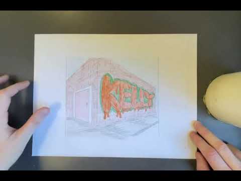 2-Point Perspective Graffiti Wall Demo