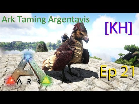 លេង Ark TAMING Argentavis (Ark Ragnarok Map) [KH] Ep 21