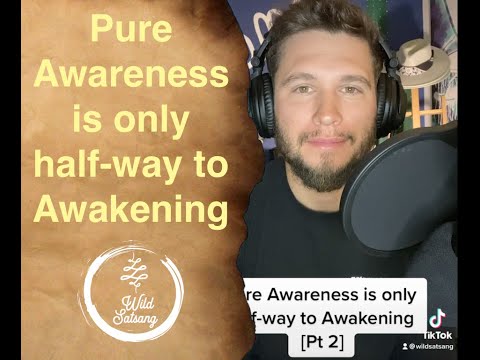 Pure Awareness Is Only Half Way to Awakening