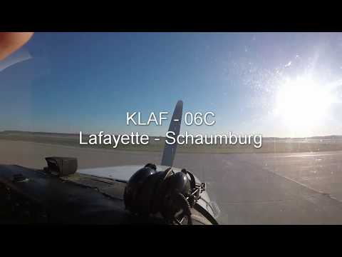 Purdue University Airport (KLAF) - Schaumburg  Regional Airport (06C) Time Lapse