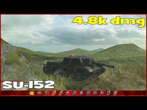WOT Blitz / SU-152 / 3 frags / 4.8k dmg