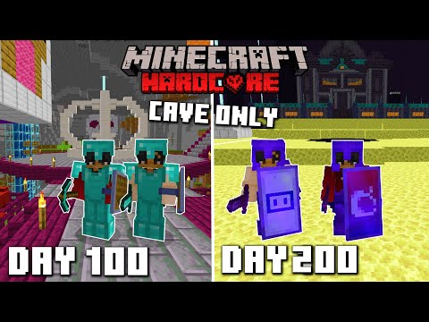 We survived 200 days in an all cave world and here's what happened