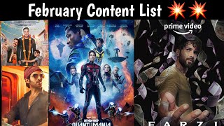 Upcoming Web Series And Movies Of February 2023 | Shehzada, Farzi | Netflix, Zee5, Hotstar |