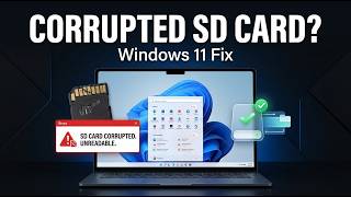 Fix Corrupted SD Card Error on Windows (3 Easy Methods)