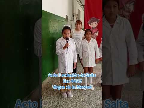Acto Fundación de Salta - Escuela 4453 "Virgen de la Merced" #urundelescultura