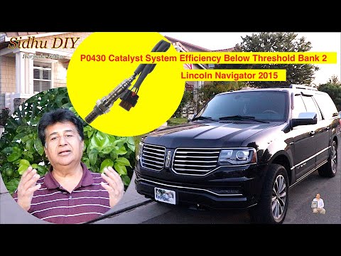 How To Replace o2 Sensor on Lincoln Navigator | How To Check if Oxygen Sensor is Bad | P0430 Bank 2
