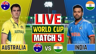 Live: IND Vs AUS, ICC World Cup 2023, Chennai | Live Match Centre | India Vs Australia | CWC