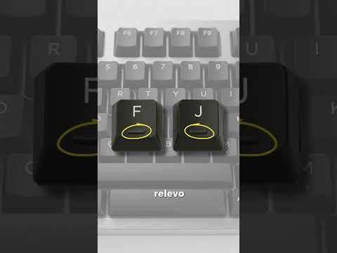 Por que as teclas F e J têm um RELEVO? ⌨️