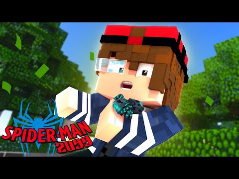 Minecraft - HOMEM ARANHA 2099 - NOVA SÉRIE ? TREVIN FOI PICADO POR UMA ARANHA RADIOATIVA !