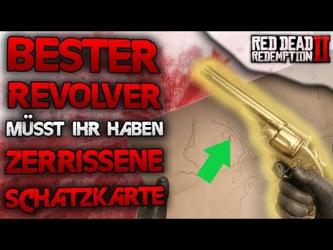 Torn treasure map gives best revolver - Red Dead Redemption 2 German