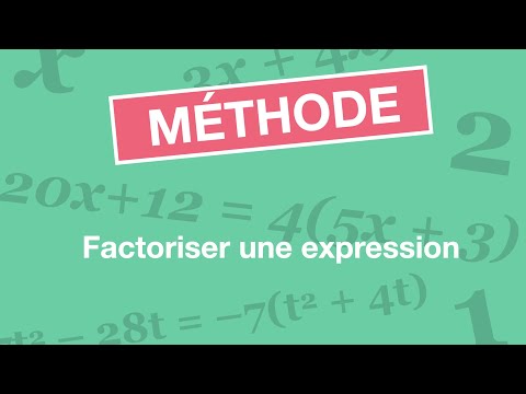 Factoriser une expression