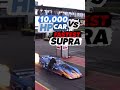 10,000HP CAR VS FASTEST SUPRA 💥🚀