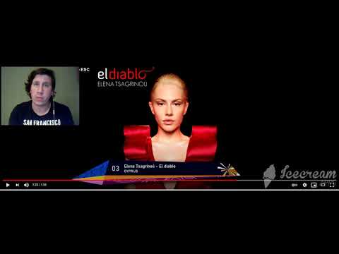Elena Tsagrinou - El Diablo Cyprus Eurovision 2021 reaction and review .. Is this the winner of ESC?