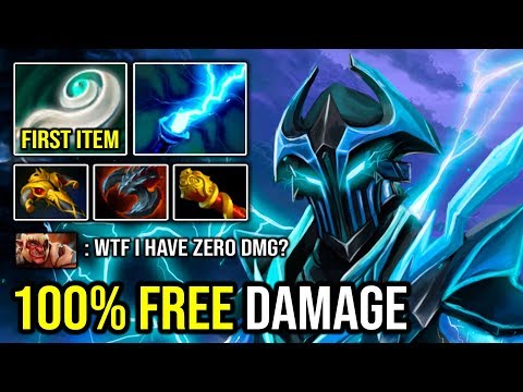 100% FREE DAMAGE First Item Eul's Razor MID Crazy Steroid Buff Deleted Cancer Heroes with Zero Death