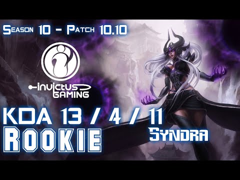 IG Rookie SYNDRA vs TALON Mid - Patch 10.10 KR Ranked