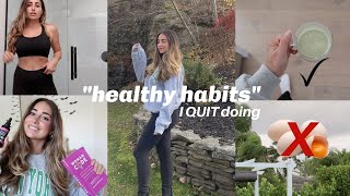 5  HEALTHY  habits I QUIT to naturally balance hor