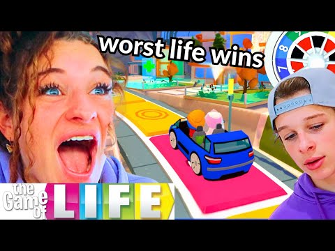 WHOEVER Can Have the WORST LIFE (wins) GAME OF LIFE Gaming w/ The Norris Nuts