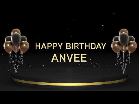 Wish you a very Happy Birthday Anvee