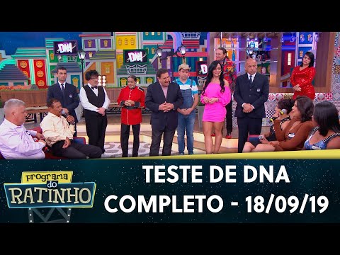 Teste de DNA - Completo | Programa do Ratinho (18/09/19)