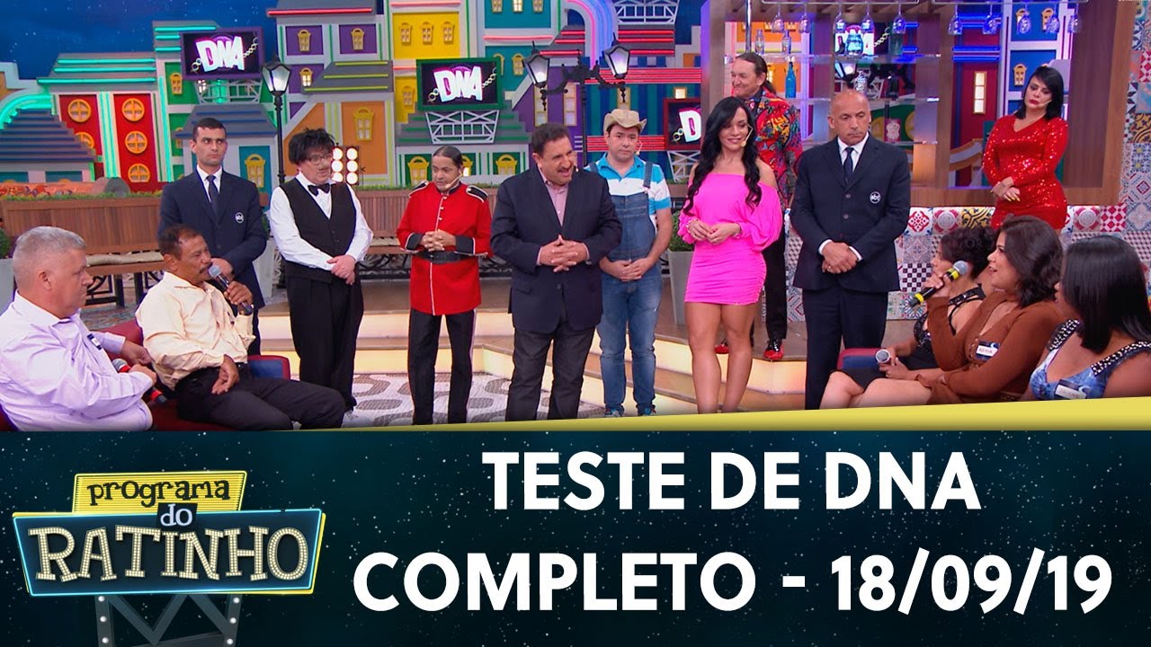 Teste de DNA - Completo | Programa do Ratinho (18/09/19)