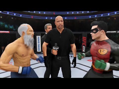Old Bruce Lee vs. Robin - EA sports UFC 4