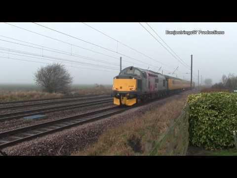Europhoenix 37608 and DRS 37604 1Q05 Test Train 24/01/2017