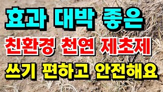 친한경 천연제초제  만드는데 5초? 무엇보다 안전하고 / 너무 사용하기 편해요. / 풀이라도 좀 편하게 죽이…