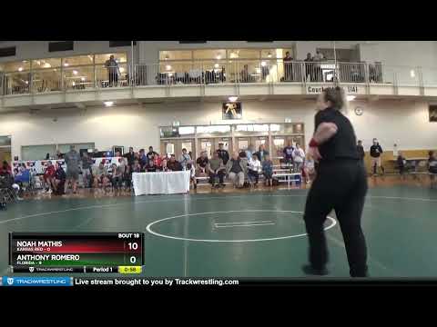 187 Lbs 2nd Wrestleback (16 Team) - Noah Mathis, Kansas Red Vs Anthony Romero, Florida B273