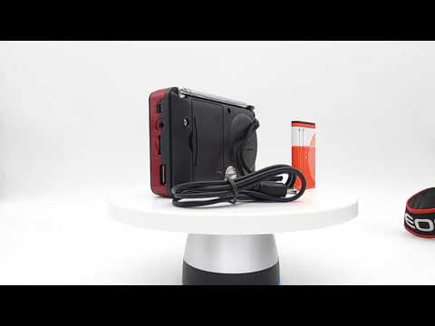 Радиоприемник JOC H400UR USB/SD/microSD/FM черный