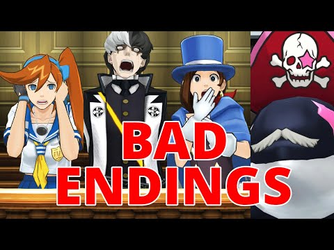 Phoenix Wright: Ace Attorney – Dual Destinies – All Unique Bad Endings
