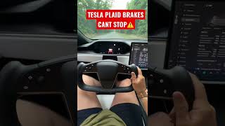 WORLDS FASTEST TESLA PLAID CAN’T STOP 🛑⁉️KEEP WATCHING… #Shorts
