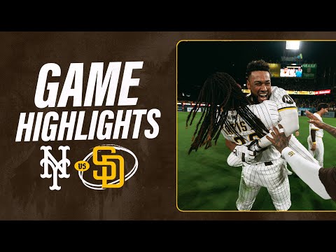 Mets vs. Padres Game Highlights