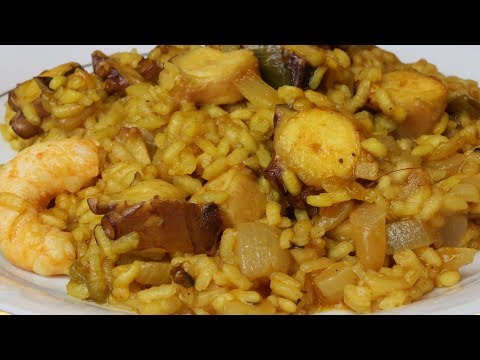Arroz con pulpo