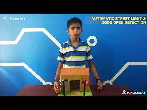 Automation street light and Door open detection system by Rohith | Project ideas