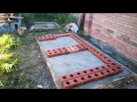 Печка и барбекю своими руками/ Лего кирпич