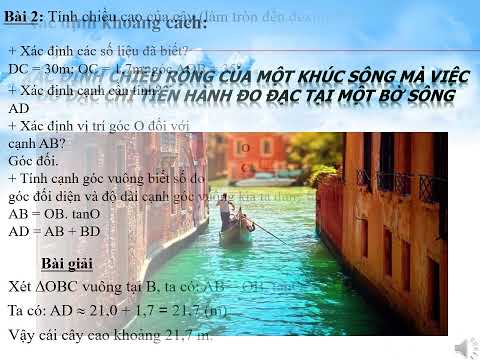 LMS.Toán lớp 9 - Ứng dụng thực tế tỉ số lượng giác