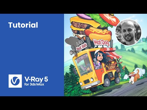 V-Ray 5 for 3ds Max — How to achieve a cartoon style look.