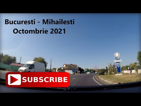 Bucuresti / Rahova | Bragadiru | Cornetu | Mihailesti | DN6 / E70 | City Drive | Octombrie 2021