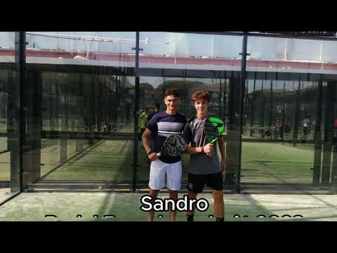 Sandro en stage de padel à Barcelone