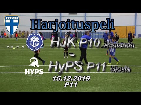 Harjoituspeli P11 HJK P10 Akatemia - HyPS P11 Musta 15.12.2019